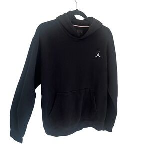 Jordan Jumpman Logo Black Hoodie Pullover Men's Size M